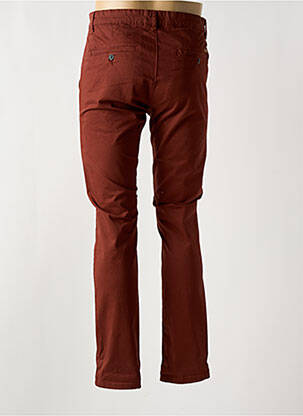 Pantalon chino tissage popeline taille normale marron TEDDY SMITH homme