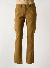 Pantalon chino tissage popeline taille normale marron TEDDY SMITH homme