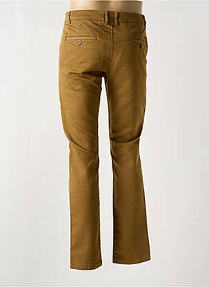 Pantalon chino tissage popeline taille normale marron TEDDY SMITH homme