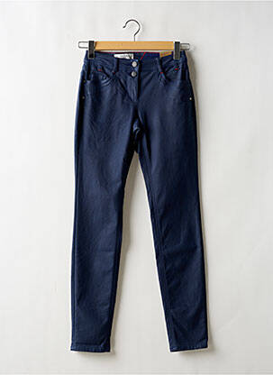 Pantalon 7/8 stretch taille normale bleu CECIL femme