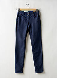 Pantalon 7/8 stretch taille normale bleu CECIL femme