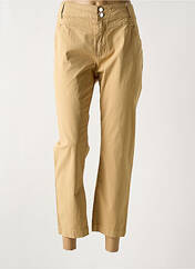 Pantalon 7/8 beige C'EST BEAU LA VIE pour femme seconde vue