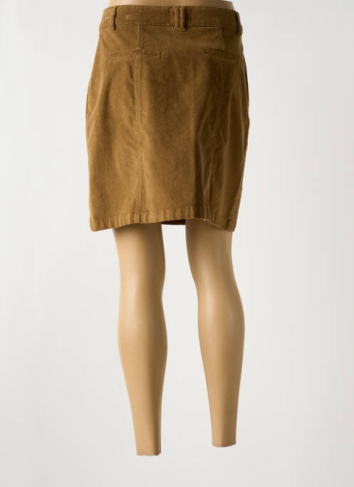 Jupe courte poches marron LOLA ESPELETA femme