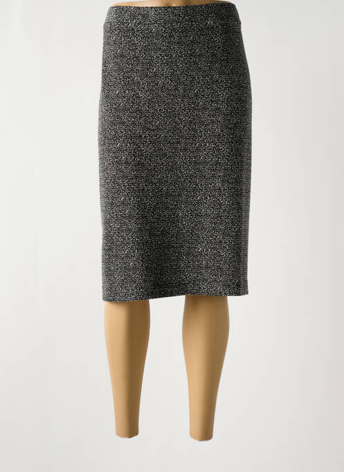 Jupe mi-longue gris GRIFFON pour femme