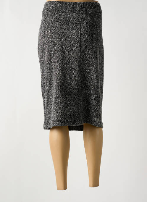Jupe mi-longue gris GRIFFON pour femme