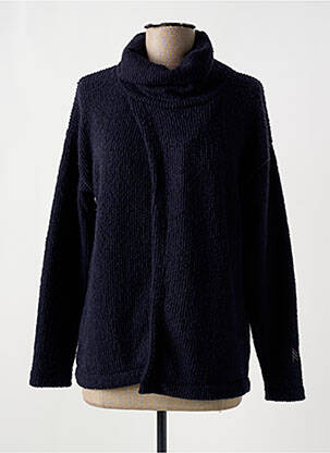 Pull manches longues manches longues bleu MALOKA femme