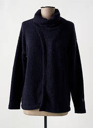Pull manches longues manches longues bleu MALOKA femme