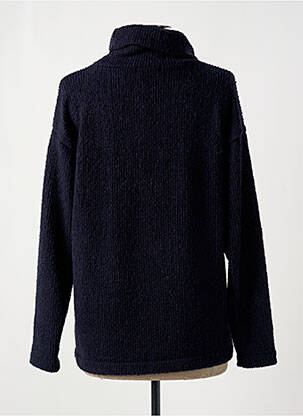 Pull manches longues manches longues bleu MALOKA femme