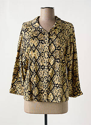 Chemisier coupe cintrée manches 3/4 jaune LOLA ESPELETA femme