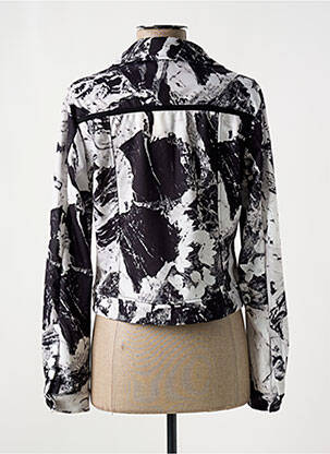 Veste casual col chemisier noir MALOKA femme