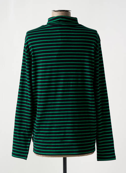 Pull col roulé vert CECIL pour femme