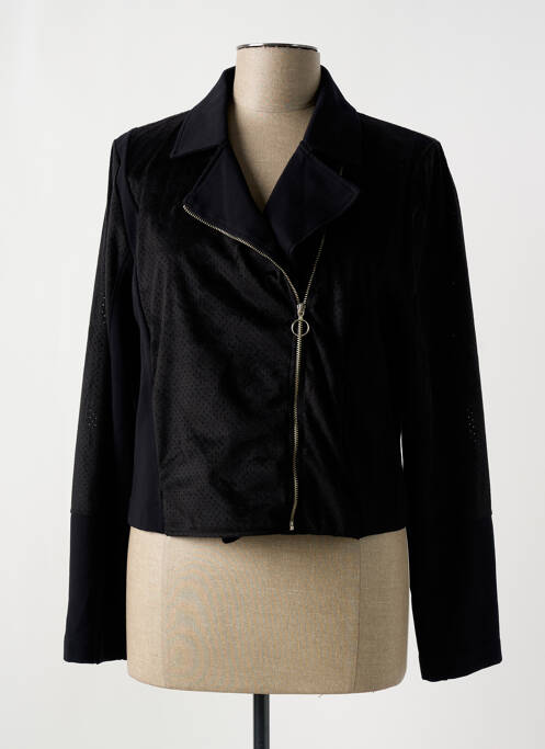 Veste casual noir MALOKA pour femme