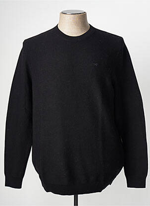 Pull col rond manches longues noir MUSTANG homme