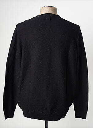 Pull col rond manches longues noir MUSTANG homme