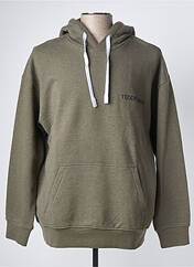 Sweat-shirt à capuche vert TEDDY SMITH pour homme seconde vue