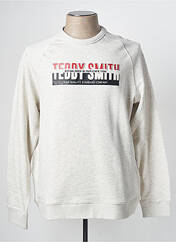 Sweat-shirt beige TEDDY SMITH pour homme seconde vue