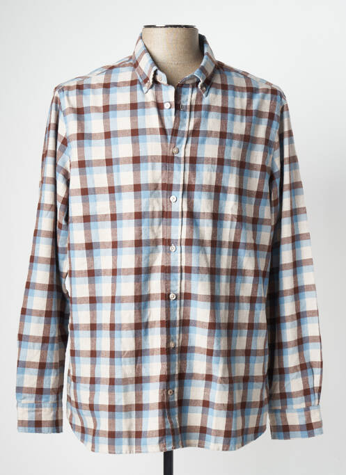 Chemise manches longues beige CAMBRIDGE pour homme