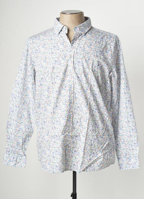 Chemise manches longues bleu CAMBRIDGE pour homme