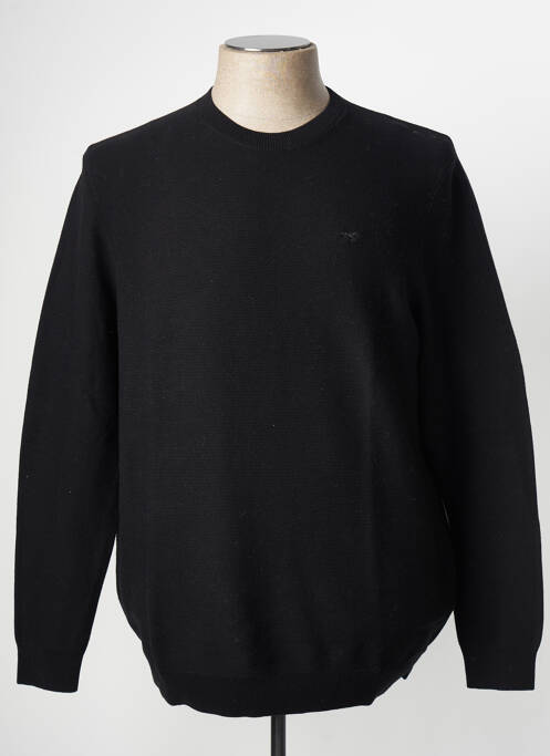 Pull col rond manches longues noir MUSTANG homme