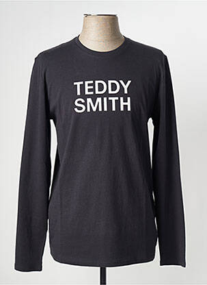 T-shirt coupe cintrée manches longues gris TEDDY SMITH homme