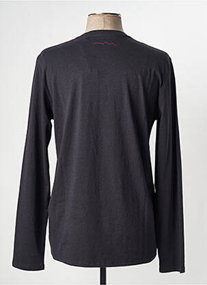 T-shirt coupe cintrée manches longues gris TEDDY SMITH homme