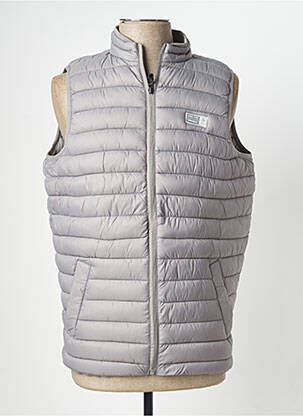 Doudoune poches sans capuche gris DEELUXE homme