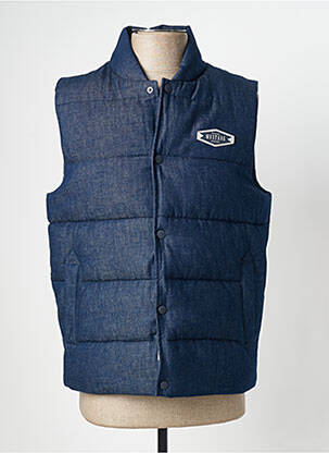 Doudoune poches sans capuche bleu MUSTANG homme