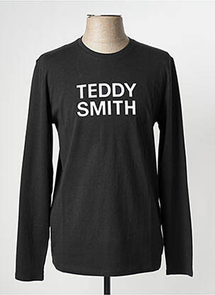 T-shirt coupe cintrée manches longues noir TEDDY SMITH homme