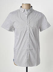Chemise manches courtes blanc DEELUXE pour homme seconde vue