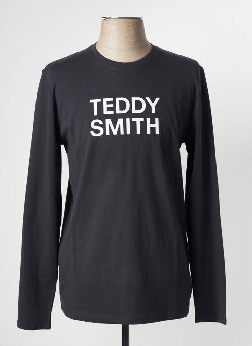 T-shirt coupe cintrée manches longues gris TEDDY SMITH homme