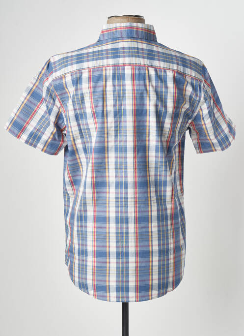 Chemise manches courtes bleu MUSTANG pour homme