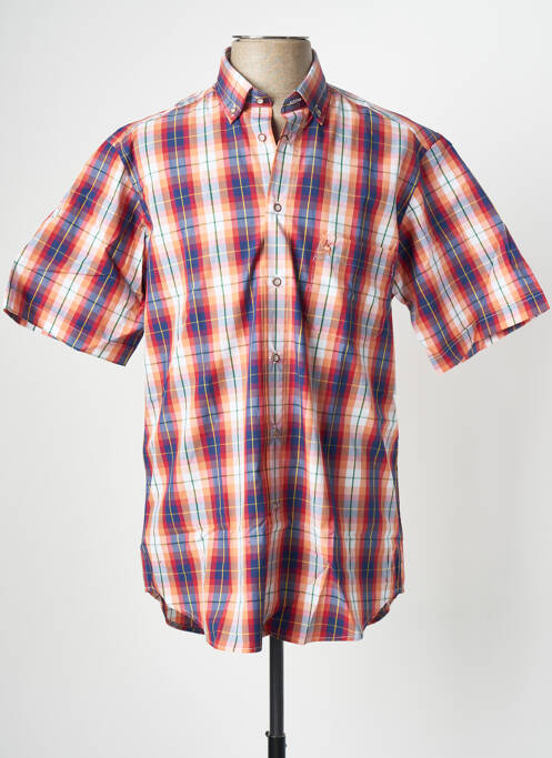 Chemise manches courtes rouge BANDE ORIGINALE pour homme
