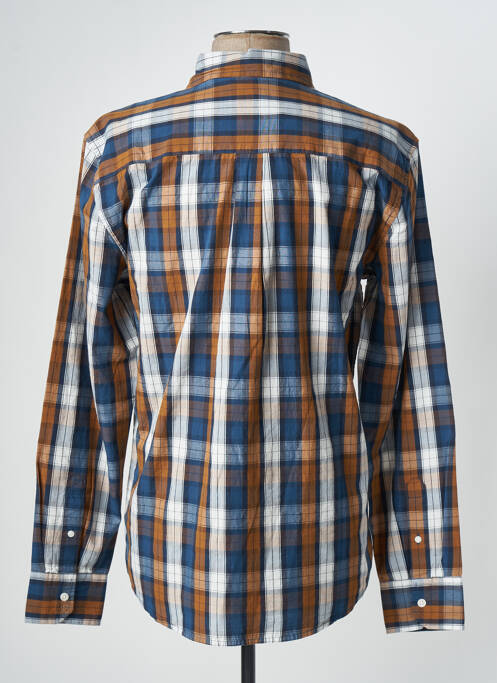 Chemise manches longues bleu MUSTANG pour homme