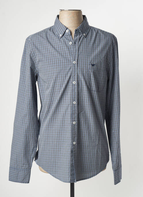 Chemise manches longues gris MUSTANG pour homme