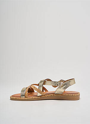 Sandales/nu pieds fermeture boucle(s) talon plat jusqu'à 3cm or METAMORF'OSE femme