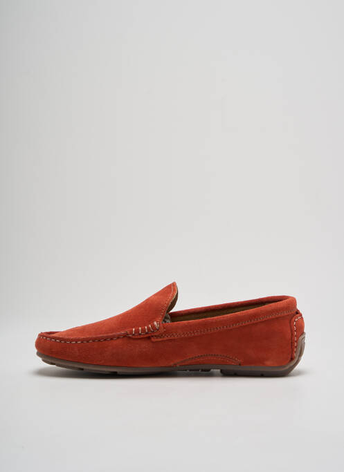 Mocassins orange NAUTILUS pour homme
