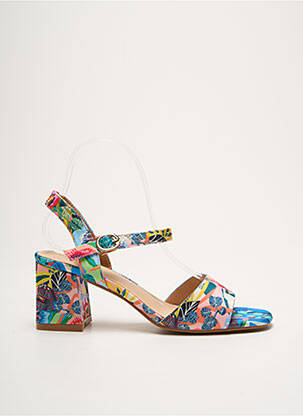 Sandales/nu pieds talon bottier talon de 4 à 6cm bleu ELUE PAR NOUS femme
