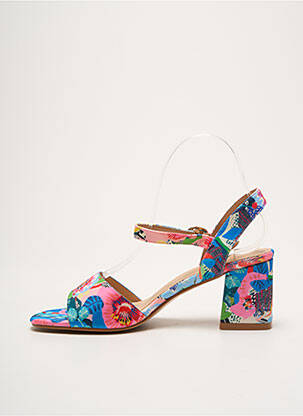 Sandales/nu pieds talon bottier talon de 4 à 6cm bleu ELUE PAR NOUS femme