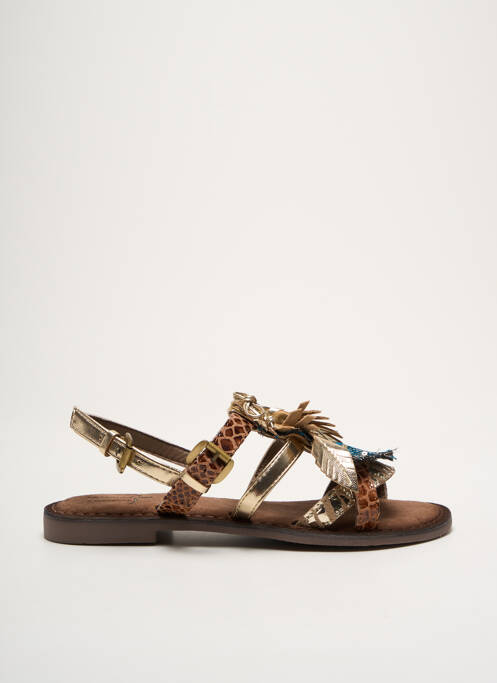 Sandales/Nu pieds or METAMORF'OSE pour femme