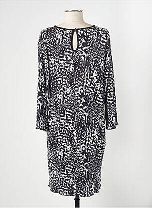 Robe courte coupe fluide manches 3/4 noir CISO femme