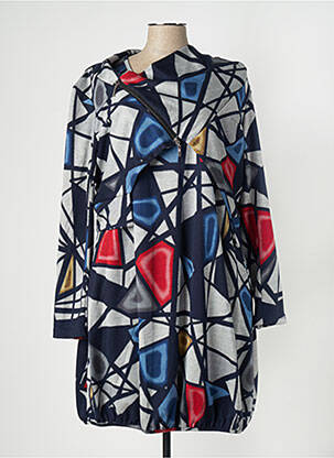 Ensemble robe type de veste casual bleu OLIVER JUNG femme