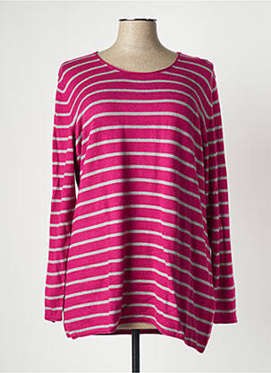 Pull coupe cintrée manches longues rose NO SECRET femme