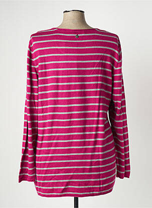 Pull coupe cintrée manches longues rose NO SECRET femme