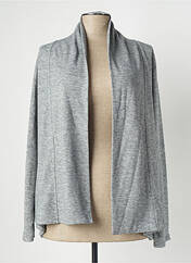 Gilet manches longues gris MALOKA pour femme seconde vue