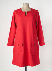 Robe mi-longue rouge AGATHE & LOUISE pour femme seconde vue