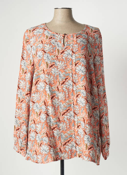 Blouse orange CISO pour femme
