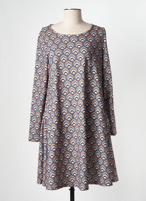 Robe courte gris AN II VITO pour femme
