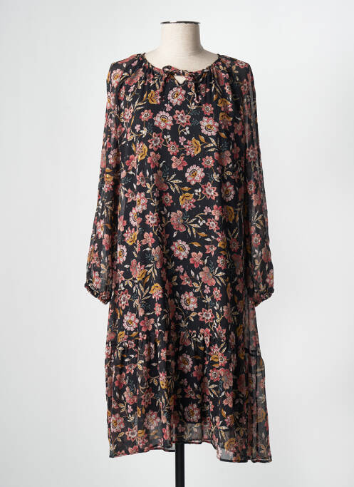 Robe mi-longue noir GRIFFON pour femme