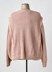 Gilet manches longues rose YESTA pour femme seconde vue