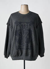 Sweat-shirt gris YESTA pour femme seconde vue